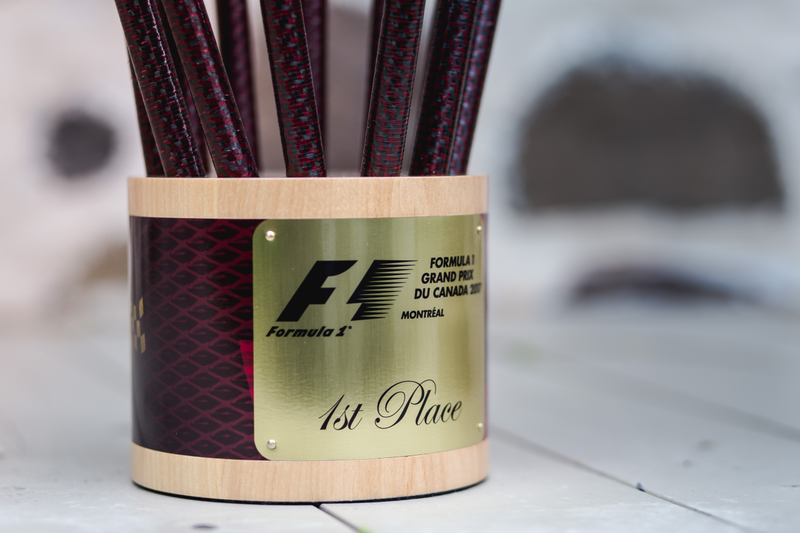 Illustration for article titled The Fascinating Process That Turned Maple And Carbon Fiber Into Canada's F1 Trophy